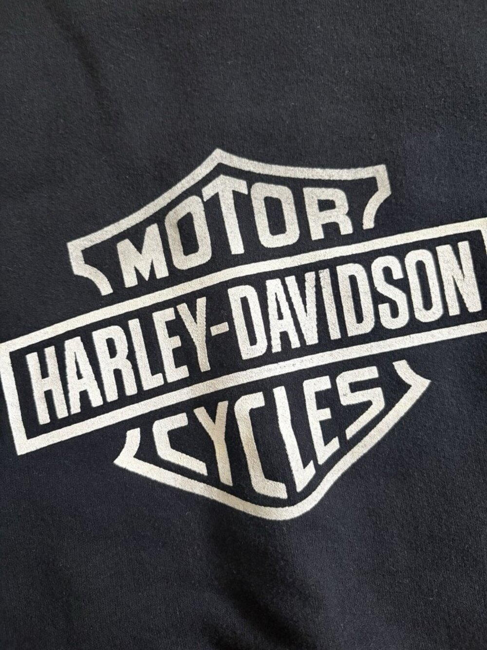 Vintage Motor Cycles Harley Davidson Crewneck Sweatshirt Big Logo USA 2X